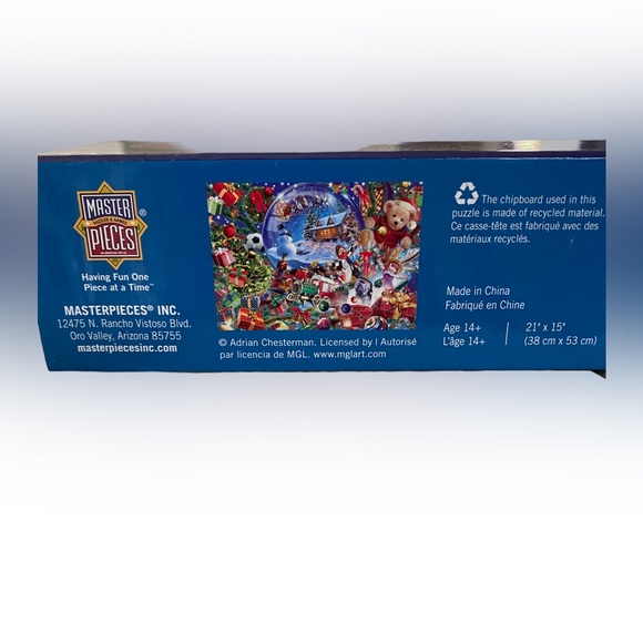 Master Pieces Snow Globe Dreams Glitter 500 Piece Puzzle - Picture 5 of 6